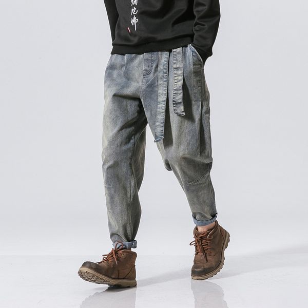 men's jeans spring belt decoration cotton japan style plus size 5xl mens streetwear ankle length design denim men pants blue
men's jeans spring belt decoration cotton japan style plus size 5xl mens streetwear ankle length design denim men pants blue