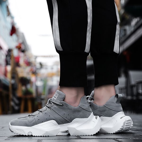 goodrsson men height increase shoes thick sole tide sneakers male new fashion breathable chunky shoes man outdoor walk footwear, Black
goodrsson men height increase shoes thick sole tide sneakers male new fashion breathable chunky shoes man outdoor walk footwear, Black