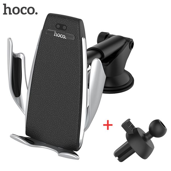 hoco automatic sensor car wireless charger 10w smart clamping car mount phone holder and charger for iphone x samsung s10 huawei
hoco automatic sensor car wireless charger 10w smart clamping car mount phone holder and charger for iphone x samsung s10 huawei