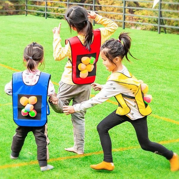 outdoor t-shirts with 5 balls stick jersey dodgeball adhesive ball vest game vests creative gym kids interesting sports kindergarten, Gray;blue
outdoor t-shirts with 5 balls stick jersey dodgeball adhesive ball vest game vests creative gym kids interesting sports kindergarten, Gray;blue