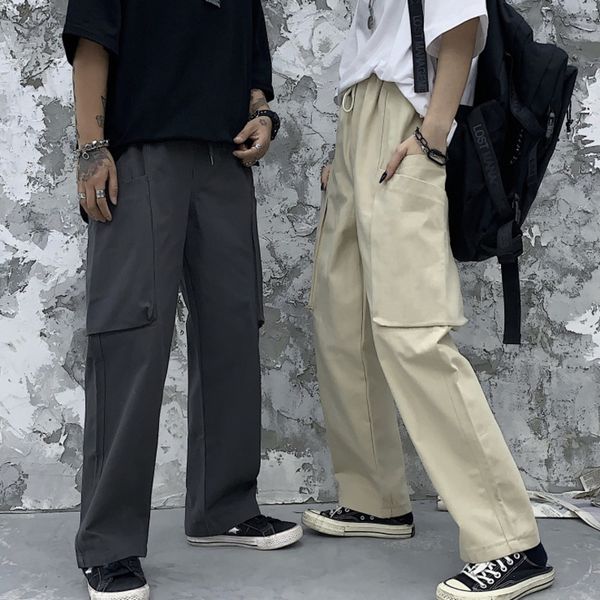 men's overalls 2020 spring and summer new japanese style overalls loose double pocket trousers youth fashion trend men's, Black
men's overalls 2020 spring and summer new japanese style overalls loose double pocket trousers youth fashion trend men's, Black