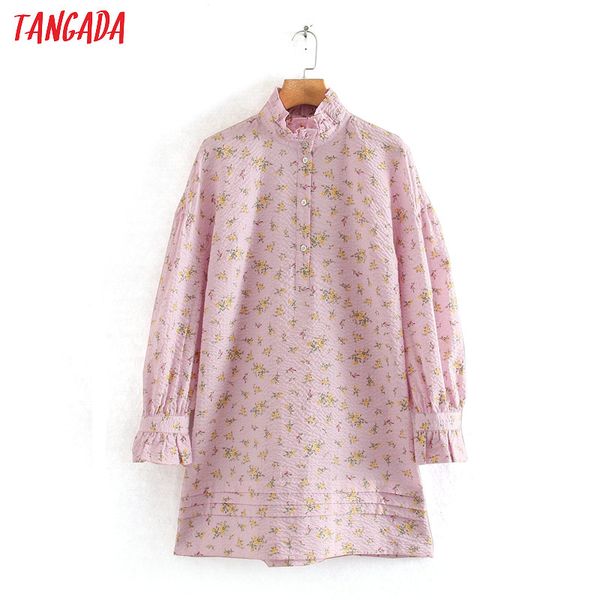 tangada 2020 fashion women pink floral print mini dress ruffles long sleeve ladies vintage pleated oversize dress vestidos 2w134, Black;gray
tangada 2020 fashion women pink floral print mini dress ruffles long sleeve ladies vintage pleated oversize dress vestidos 2w134, Black;gray