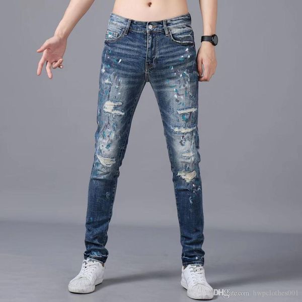 new 2020 jeans men straight slim elastic jeans mens casual biker male stretch denim trouser classic pants, Blue
new 2020 jeans men straight slim elastic jeans mens casual biker male stretch denim trouser classic pants, Blue
