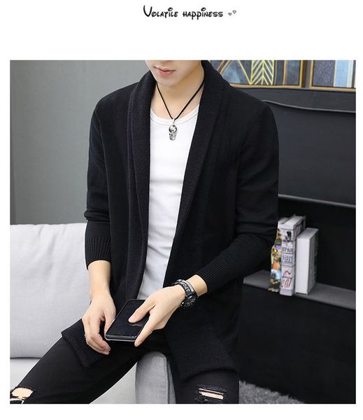 autumn mens designer sweater cardigan solid color long sleeve mens sweaters thin style males casual clothing, White;black
autumn mens designer sweater cardigan solid color long sleeve mens sweaters thin style males casual clothing, White;black
