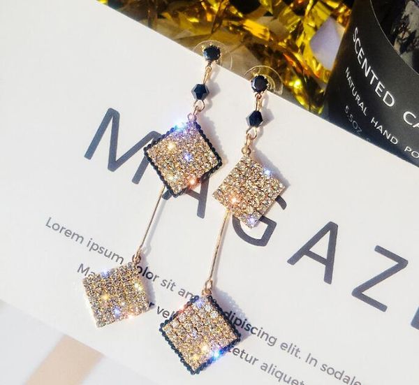shining rhinestone geometric drop earrings for women girls 2019 new gold square dangle earring party jewelry gifts ga744, Silver
shining rhinestone geometric drop earrings for women girls 2019 new gold square dangle earring party jewelry gifts ga744, Silver