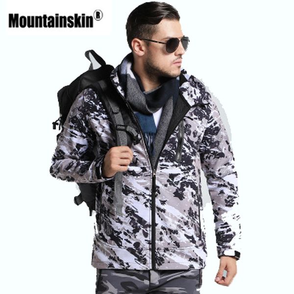 mountainskin men's spring outdoor sports softshell fleece jacket camping hiking windproof thermal hooded brand clothing va333, Blue;black
mountainskin men's spring outdoor sports softshell fleece jacket camping hiking windproof thermal hooded brand clothing va333, Blue;black