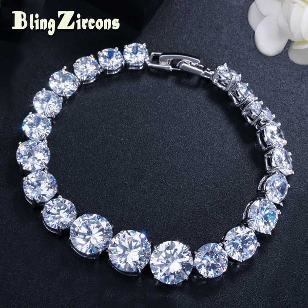 beaqueen noble big cz round stone wedding bridal tennis bracelets clear white cubic zirconia party jewelry for women b138, Black
beaqueen noble big cz round stone wedding bridal tennis bracelets clear white cubic zirconia party jewelry for women b138, Black