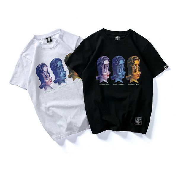 summer loose large size men's clothing spoof fun printing men/women cotton round neck short-sleeved t-shirt tide, White;black
summer loose large size men's clothing spoof fun printing men/women cotton round neck short-sleeved t-shirt tide, White;black