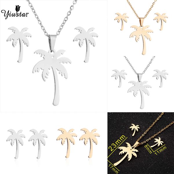 yiustar mini simple coconut tree choker necklace beautiful plant necklaces pendants sliver chain necklaces stainless steel gifts, Silver
yiustar mini simple coconut tree choker necklace beautiful plant necklaces pendants sliver chain necklaces stainless steel gifts, Silver