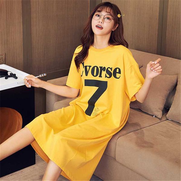 nightdress casual simple yellow sleep dress female 2020 summer new cotton home nightdress fashion sleepwear elegant pijamas, Black;red
nightdress casual simple yellow sleep dress female 2020 summer new cotton home nightdress fashion sleepwear elegant pijamas, Black;red