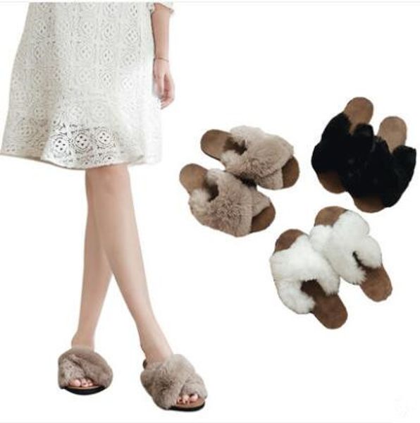 autumn winter girl plush slippers fashion women designer outdoor keep warm shoes flat slides fur cony hair sandals size 36-41, Black
autumn winter girl plush slippers fashion women designer outdoor keep warm shoes flat slides fur cony hair sandals size 36-41, Black