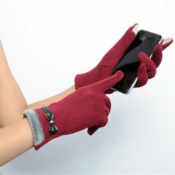 elegant womens gloves screen winter warm bow soft wrist gloves mittens cashmere full finger guantes mujer handschoenen
elegant womens gloves screen winter warm bow soft wrist gloves mittens cashmere full finger guantes mujer handschoenen