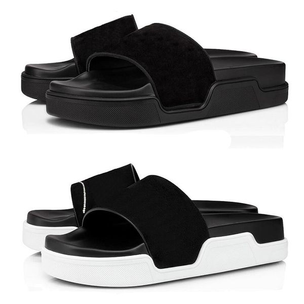 new red bottoms men slippers fashion slides triple black white pink spikes mens flat flip flops beach l platform sandals
new red bottoms men slippers fashion slides triple black white pink spikes mens flat flip flops beach l platform sandals