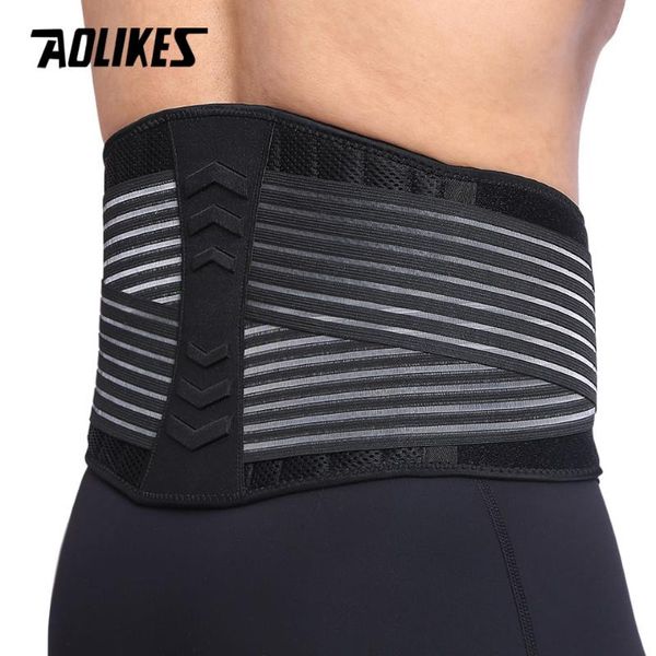 aolikes lumbar support waist back strap compression springs supporting for men women bodybuilding gym fitness belt sport girdles, Black;gray
aolikes lumbar support waist back strap compression springs supporting for men women bodybuilding gym fitness belt sport girdles, Black;gray