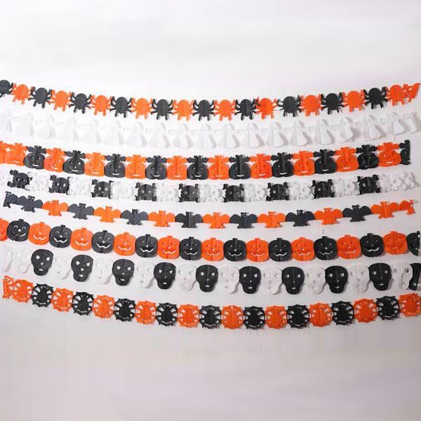 halloween party decorations 8 styles spider pumpkin witch garland paper haunted house prop paper garland tree house decoration ujy446
halloween party decorations 8 styles spider pumpkin witch garland paper haunted house prop paper garland tree house decoration ujy446