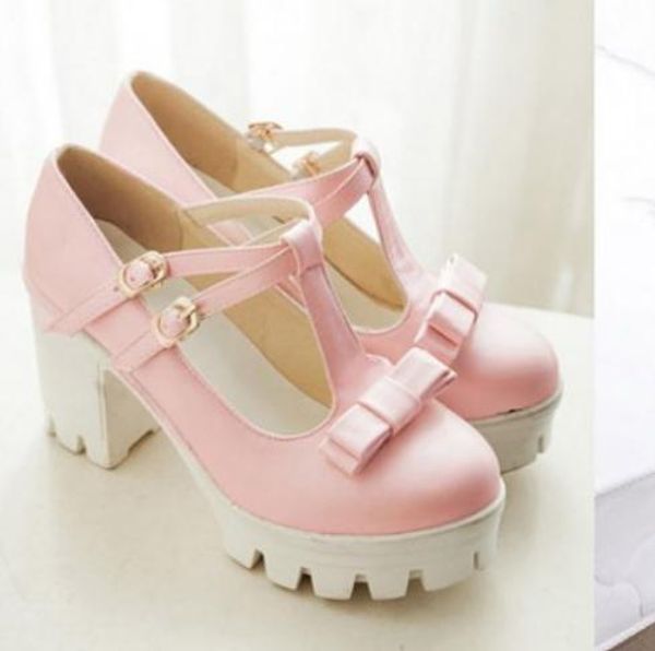 2020 women's shoes in spring and autumn with new style fashion high heel coarse heel round head bowknot waterproof table@aszx157, Black
2020 women's shoes in spring and autumn with new style fashion high heel coarse heel round head bowknot waterproof table@aszx157, Black