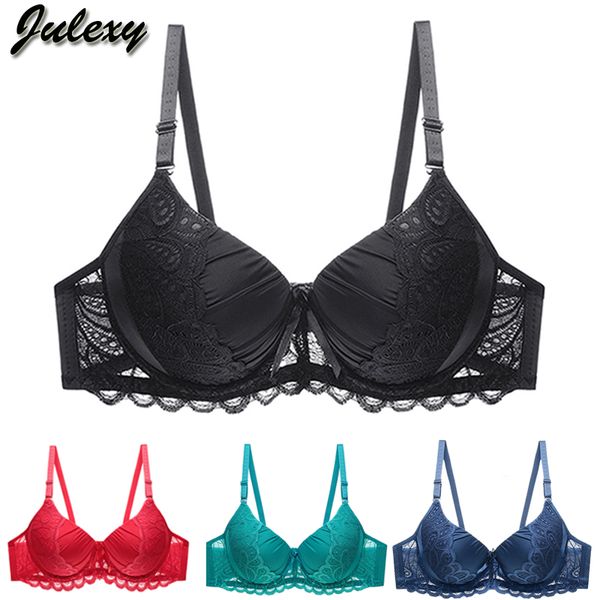 julexy b c cup bra underwear push up women bra lace solid bralette soutien gorge femme brasieres, Red;black
julexy b c cup bra underwear push up women bra lace solid bralette soutien gorge femme brasieres, Red;black