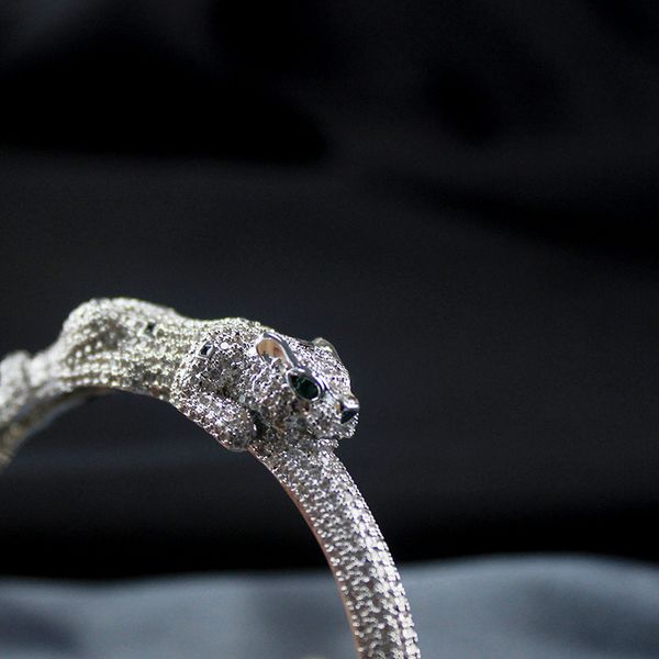 women animal bracelet design jewelry diamond leopard bracelets sterling silver woman animal bangle wedding jewelry, Black
women animal bracelet design jewelry diamond leopard bracelets sterling silver woman animal bangle wedding jewelry, Black