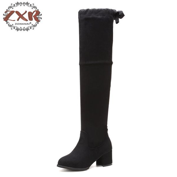 ladies autumn/spring shoes square high heel elegant women over the knee boots scrub black woman motorcycle boots size 35-40
ladies autumn/spring shoes square high heel elegant women over the knee boots scrub black woman motorcycle boots size 35-40