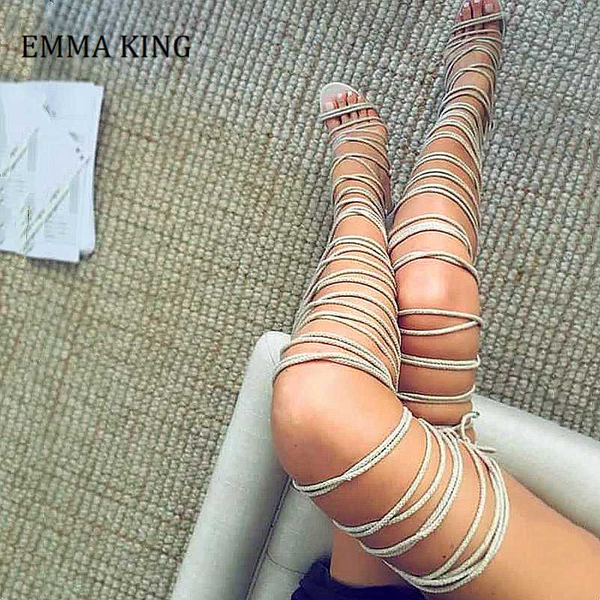 sandals 2021 gladiator sandalias botas back zipper lace-up peep toe summer high heels party wedding pumps, Black
sandals 2021 gladiator sandalias botas back zipper lace-up peep toe summer high heels party wedding pumps, Black