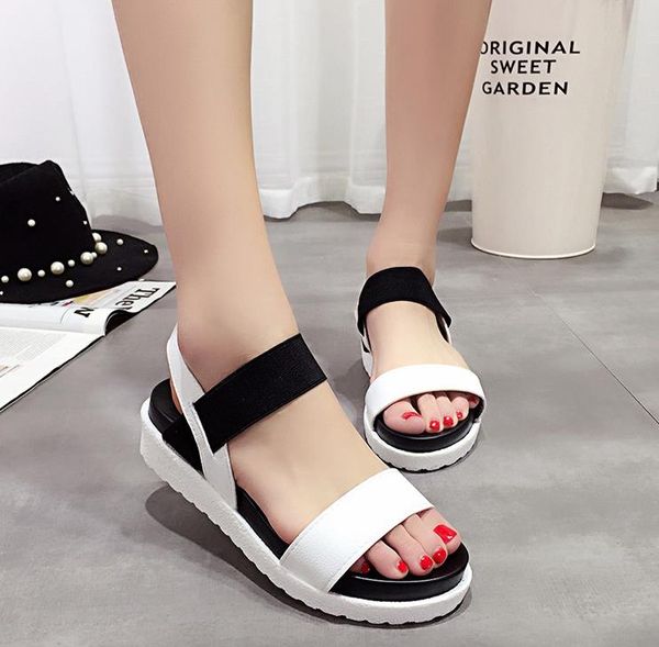 summer sandals women flat shoes open toe sandalias roman casual shoes ladies 4.5cm platform footwear 4 colors size 35-41, Black
summer sandals women flat shoes open toe sandalias roman casual shoes ladies 4.5cm platform footwear 4 colors size 35-41, Black