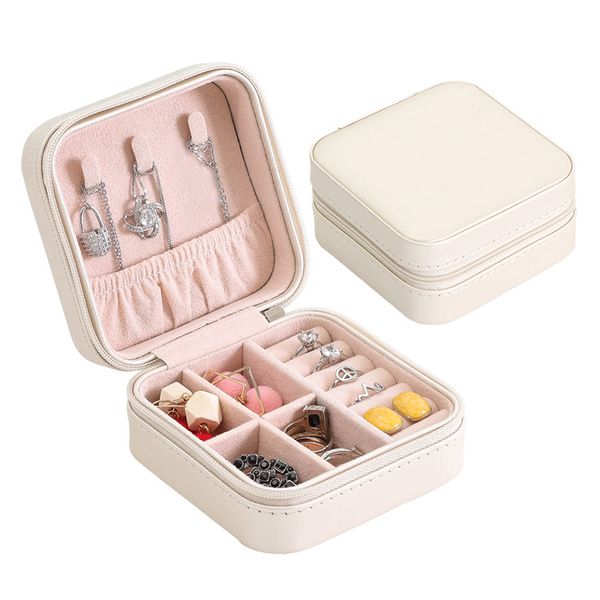 portable mini jewelry box travel earring ring storage organizer necklaces display case zipper pu jewelry packing accessories
portable mini jewelry box travel earring ring storage organizer necklaces display case zipper pu jewelry packing accessories