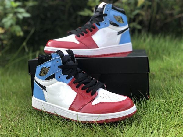 wholesale 1 high og 2019 fearless red blue men basketball shoes 1s unc chicago sports patent leather sneakers size 40~46
wholesale 1 high og 2019 fearless red blue men basketball shoes 1s unc chicago sports patent leather sneakers size 40~46
