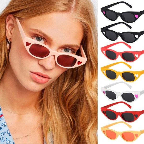 vintage cat eye sunglasses women love heart shaped luxury triangle ladies sun glasses red eyewear shades men uv400 gafas de sol, White;black
vintage cat eye sunglasses women love heart shaped luxury triangle ladies sun glasses red eyewear shades men uv400 gafas de sol, White;black