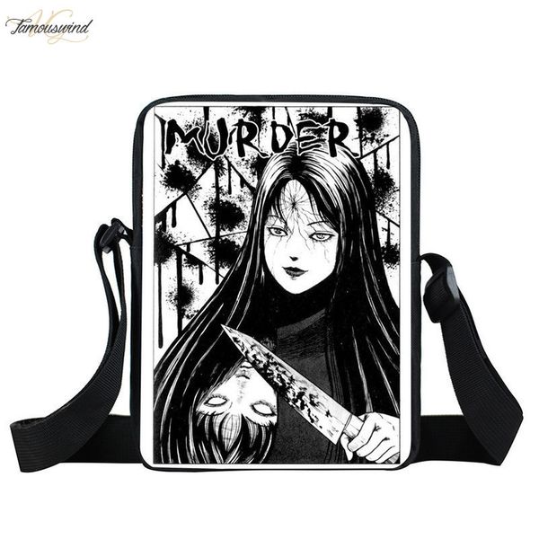 japanese horror manga messenger bag women handbags men zipper casual travel bag kids small shoulder bags children school bags gift
japanese horror manga messenger bag women handbags men zipper casual travel bag kids small shoulder bags children school bags gift