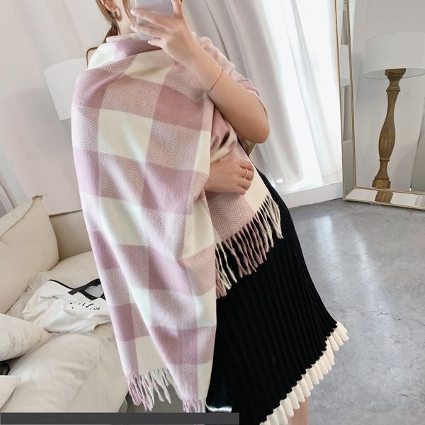 200*70cm autumn and winter female wool plaid scarf women cashmere scarves wide lattice long shawl wrap warm hijabs, Blue;gray
200*70cm autumn and winter female wool plaid scarf women cashmere scarves wide lattice long shawl wrap warm hijabs, Blue;gray