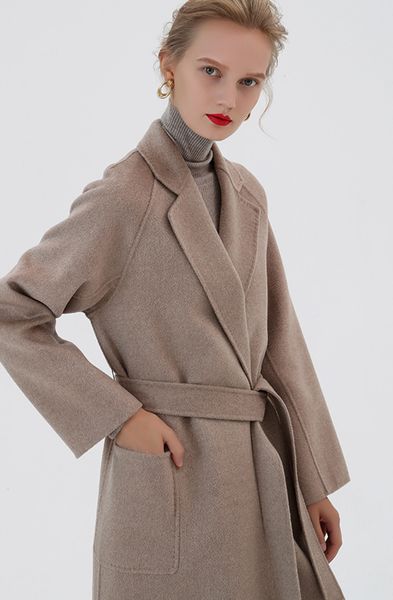 2019 pale oats black water moire double sided womens cashmere coats ladies belted waist wool coats dhl ing
2019 pale oats black water moire double sided womens cashmere coats ladies belted waist wool coats dhl ing