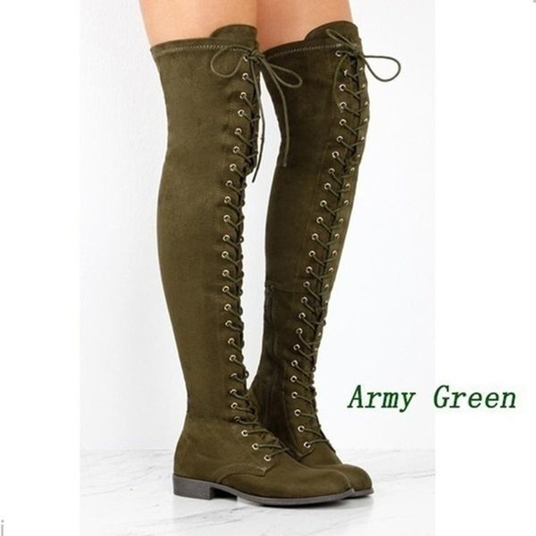 ladies flock riding party boots shoes 35-43 women gladiator lace up bandage long over the knee motorcycle boots shoes, Black
ladies flock riding party boots shoes 35-43 women gladiator lace up bandage long over the knee motorcycle boots shoes, Black