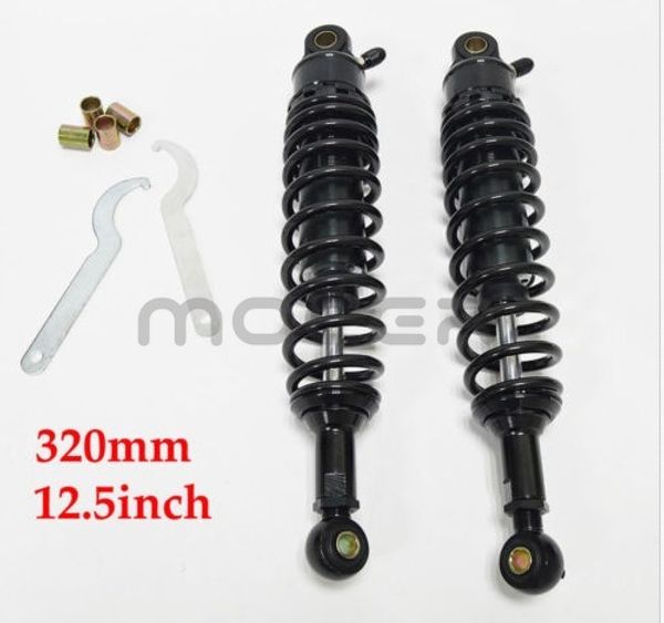 rfy 2 pcs 7mm spring universal 320mm 340mm nitrogen rear absorber motorcycle for cb400 black
rfy 2 pcs 7mm spring universal 320mm 340mm nitrogen rear absorber motorcycle for cb400 black