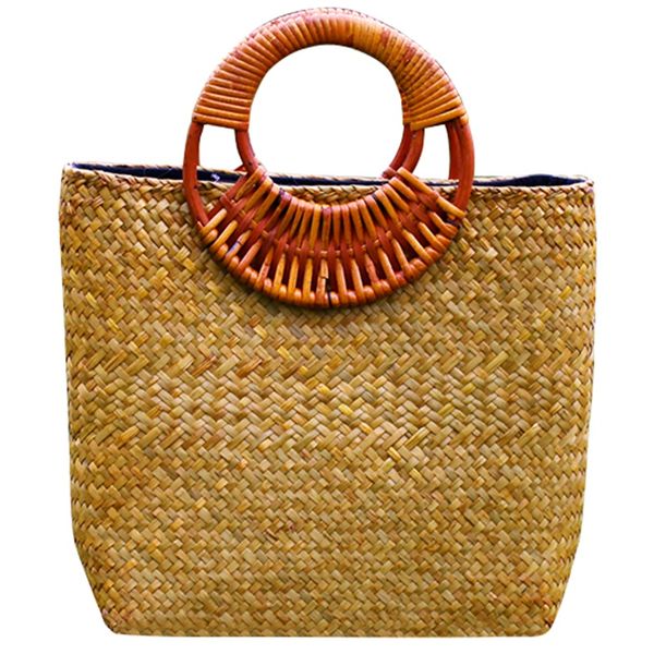 handmade woven bag ladies bag rattan straw woven handle handbag holiday beach
handmade woven bag ladies bag rattan straw woven handle handbag holiday beach