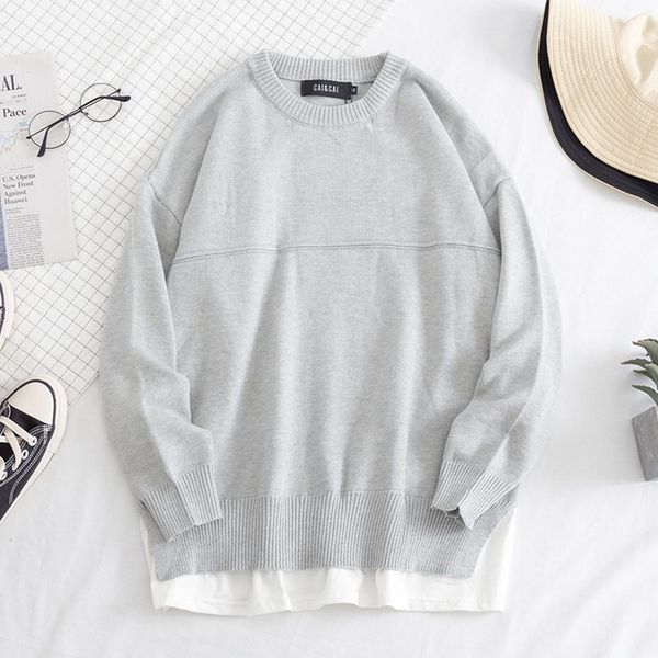 2xl big size round neck long sleeve knitted sweaters men pull homme casual loose solid pullover male sweaters casaco masculino, White;black
2xl big size round neck long sleeve knitted sweaters men pull homme casual loose solid pullover male sweaters casaco masculino, White;black