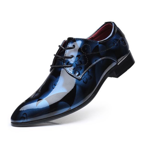 fashion italian designer formal mens dress shoes patent leather blue luxury wedding shoes men flats office, Black
fashion italian designer formal mens dress shoes patent leather blue luxury wedding shoes men flats office, Black
