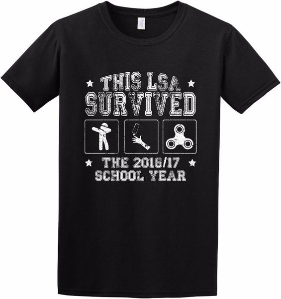 this lsa survived 2016/17 school year funny teaching leaving gift t-shirt printed t shirt 2018 fashion brand tee, White;black
this lsa survived 2016/17 school year funny teaching leaving gift t-shirt printed t shirt 2018 fashion brand tee, White;black