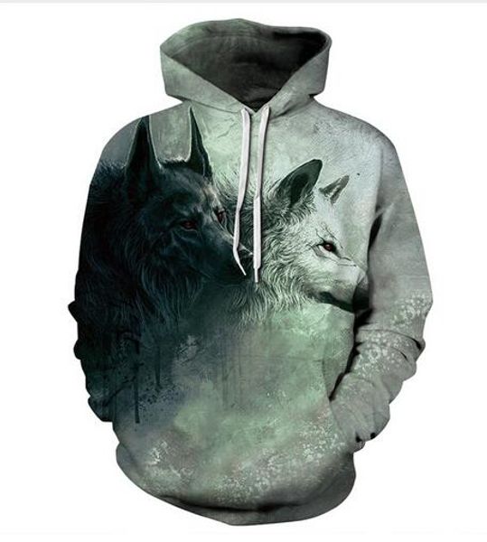 new fashion hip hop sweatshirt men / women 3d casual hoodies wolf harajuku style loose pullover hoodies us0116, Black
new fashion hip hop sweatshirt men / women 3d casual hoodies wolf harajuku style loose pullover hoodies us0116, Black