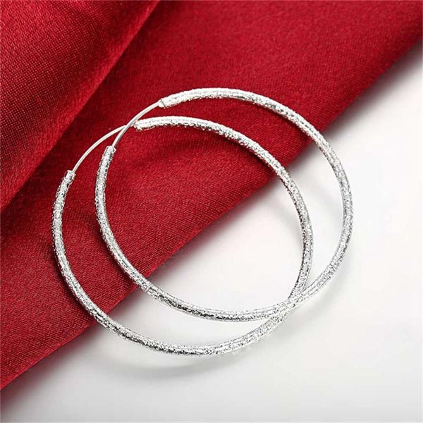 hoop & huggie 50mm fashion silver earrings real 925 sterling round for women jewelry accessories, Golden;silver
hoop & huggie 50mm fashion silver earrings real 925 sterling round for women jewelry accessories, Golden;silver