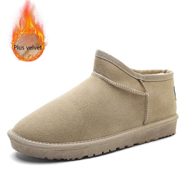 winter men shoes plus velvet thick supper warm shoes men boots fashion solid color comfortable flat plus size boots, Black
winter men shoes plus velvet thick supper warm shoes men boots fashion solid color comfortable flat plus size boots, Black