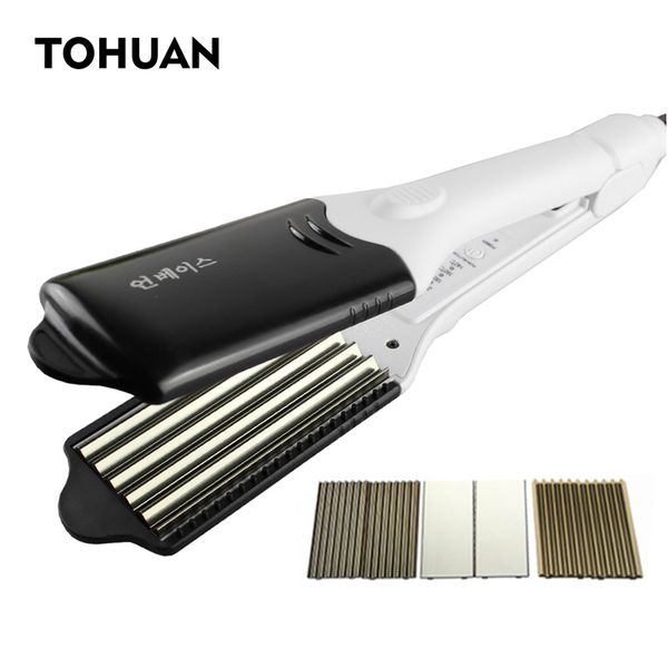 tohuan 4 in 1 hair straightener iron electric hair crimper wave iron changeable plates straight hair flat iron wave curler
tohuan 4 in 1 hair straightener iron electric hair crimper wave iron changeable plates straight hair flat iron wave curler