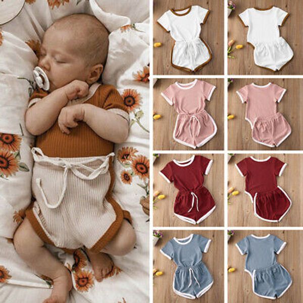 0-24е малыши девочка мальчики одежда наборы твердого с коротким рукавом romper tops + шорты 2pcs, White
0-24е малыши девочка мальчики одежда наборы твердого с коротким рукавом romper tops + шорты 2pcs, White