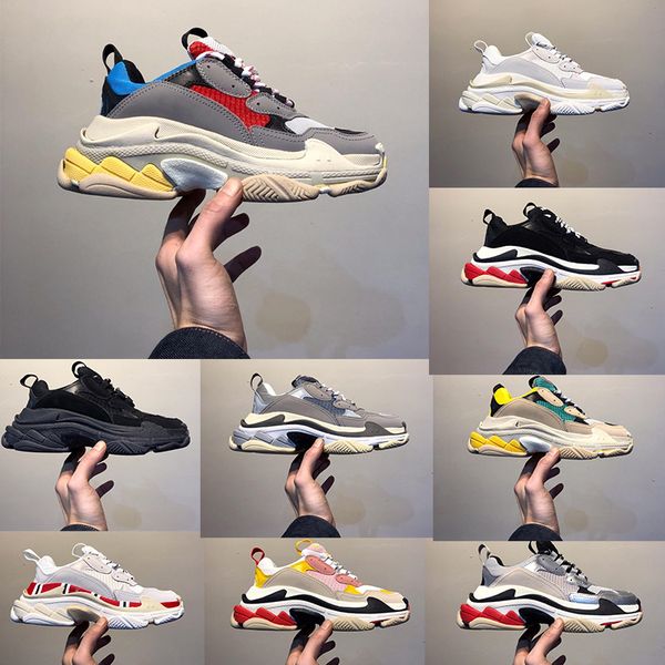 2019 triple-s 17fw luxury shoes triple black paris platform sneakers sport sneakers men women classical casual dad shoes
2019 triple-s 17fw luxury shoes triple black paris platform sneakers sport sneakers men women classical casual dad shoes