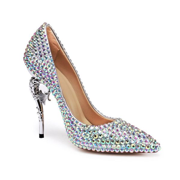 dancing party multi-colour rhinestone sheep leather pumps high heel shoes pointed toe pumps big size wedding shoes for ladies zyg03, Black
dancing party multi-colour rhinestone sheep leather pumps high heel shoes pointed toe pumps big size wedding shoes for ladies zyg03, Black