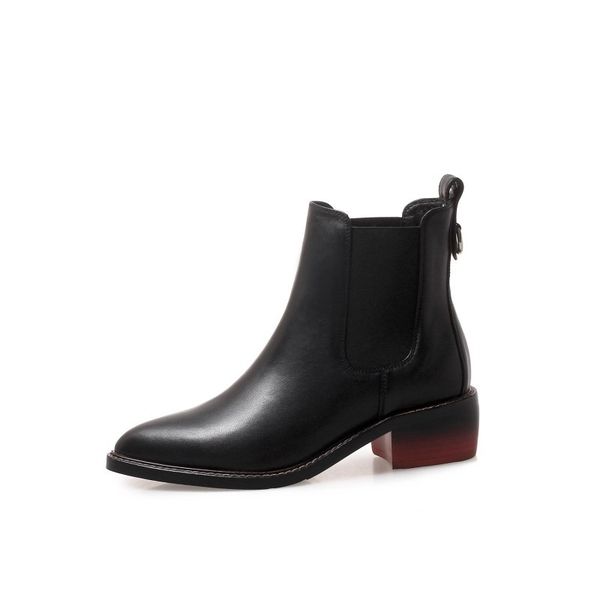 pointed toe boots for ladies spring 2020 fashion botas mujer bottine cloutes genuine leather shoes, Black
pointed toe boots for ladies spring 2020 fashion botas mujer bottine cloutes genuine leather shoes, Black