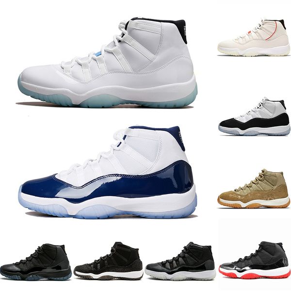 11 XI Mens Basketball Shoes Concord Bred Olive Lux Platinum Tint Cap and Gown UNC Designer Trainer Men Sport Sneakers Size 36-47
11 XI Mens Basketball Shoes Concord Bred Olive Lux Platinum Tint Cap and Gown UNC Designer Trainer Men Sport Sneakers Size 36-47
