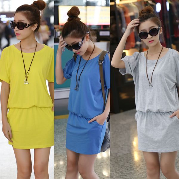 clearance 2019 women summer casual skirt short sleeves hollow out waist basic dress daily leisure one piece mini dresses, Black;gray
clearance 2019 women summer casual skirt short sleeves hollow out waist basic dress daily leisure one piece mini dresses, Black;gray