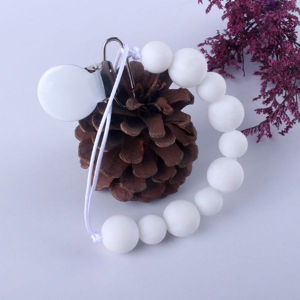 silicone teething pacifier clips beads silicone pacifier chain holder for nipples baby chew toys
silicone teething pacifier clips beads silicone pacifier chain holder for nipples baby chew toys