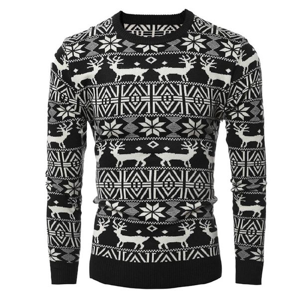 christmas warm casual men sweaters geometry deer printed slim male pullover autumn knitwear sweaters, White;black
christmas warm casual men sweaters geometry deer printed slim male pullover autumn knitwear sweaters, White;black