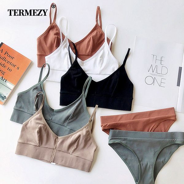 termezy 2019 new women fashion cotton lingerie wireless bras for women push up bra set comfortable underwear ing, Red;black
termezy 2019 new women fashion cotton lingerie wireless bras for women push up bra set comfortable underwear ing, Red;black